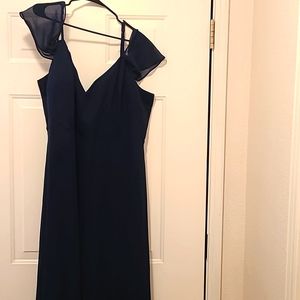 Birdy Grey Devon Convertible Dress Chiffon Navy size 3x